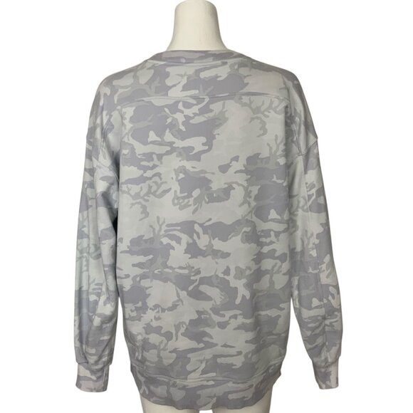Lululemon Perfectly Oversized Crew Sweatshirt 8 Incognito Camo Alpine - Picture 2 of 13